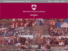 Tablet Screenshot of metrolinachristian.org